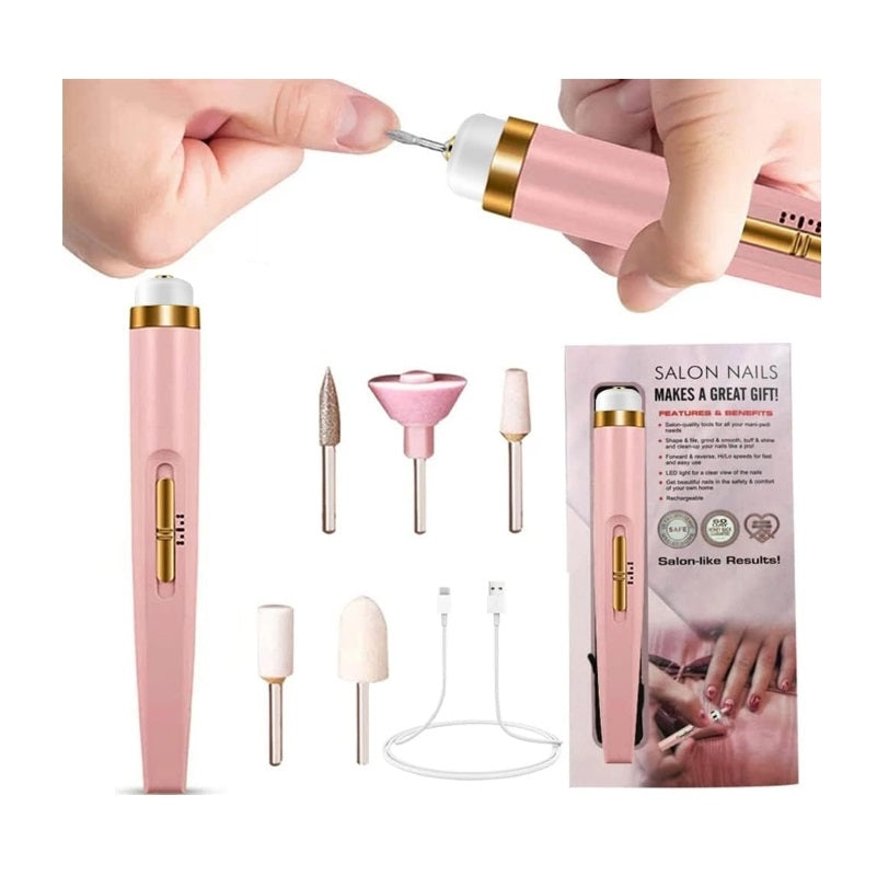 Lime à Ongles Electrique 💅 باك مانيكير وبيديكير احترافي 2 في 1